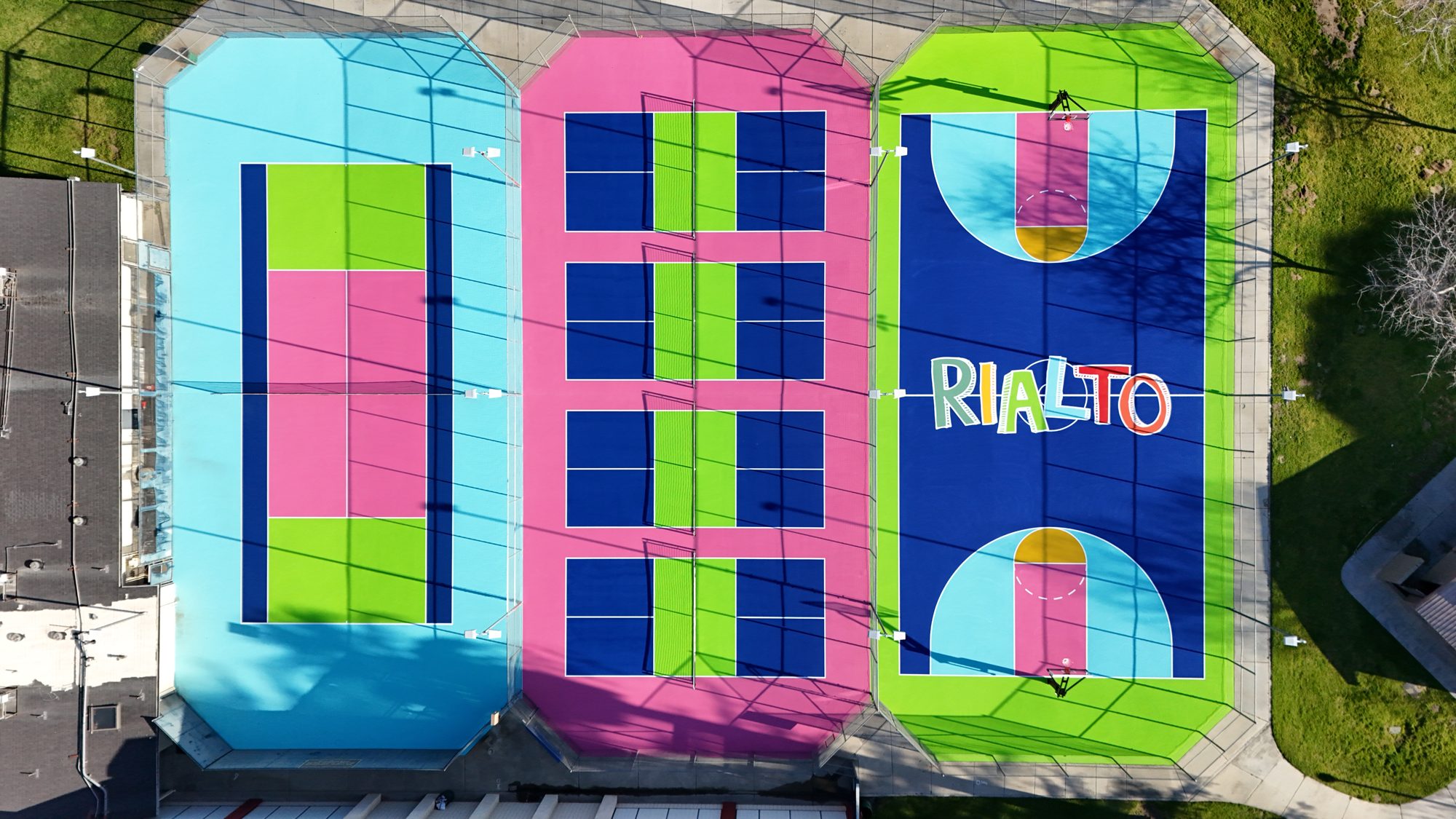 Rialto City Park Court Resurfacing