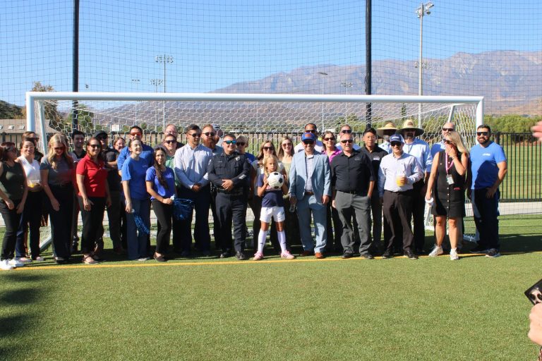 City of Beaumont officials and the Zeco, Inc. project team at the Sports Park ribbon cutting, September 2, 2026
